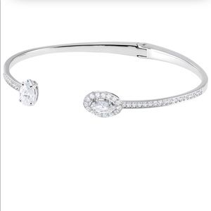 Swarovski White Rhodium Plated Bangle - BNIB